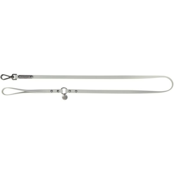 Povodac city style PVC S M 1 m / 20 mm svetlo sivi