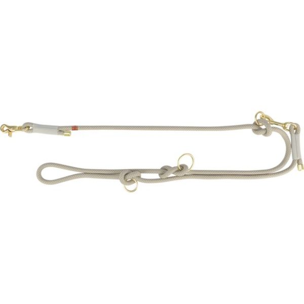 Povodac Soft Rope S XL 2 m / 10 mm sivo / svetlo sivo