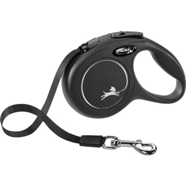 Povodac Flexi New Classic L 8 m crni