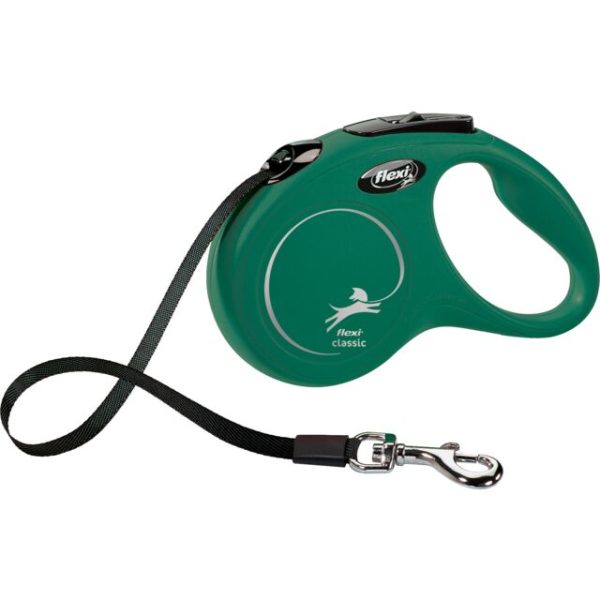 Flexi Classic tape maslinasto zeleni S 5 m