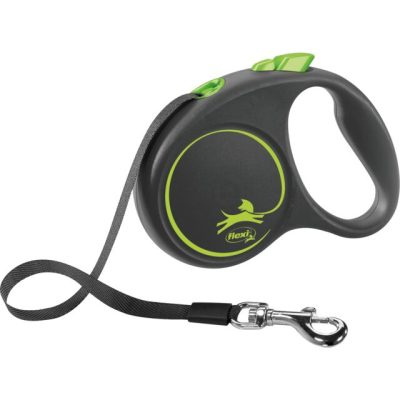 Flexi black dizajn M 5 m zeleni