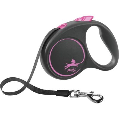 Flexi black dizajn M 5 m roze