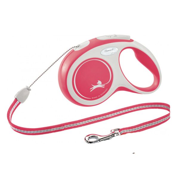 Povodac Flexi new comfort S 8 m crveni