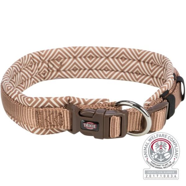 Ogrlica Premium L XL 56 62 cm 25 mm boho krem boja