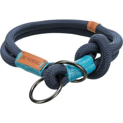 Ogrlica be nordic S 35 cm / 6 mm plavo / teget