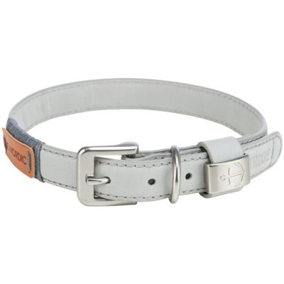 Ogrlica Be nordic kožna S 35 41 cm 15 mm pesak boja