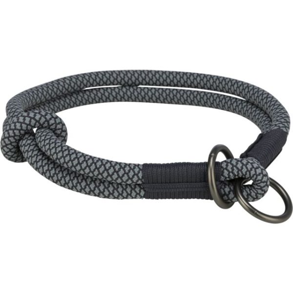 Poludavilica Soft Rope L XL 55 cm / 10 mm crno / siva