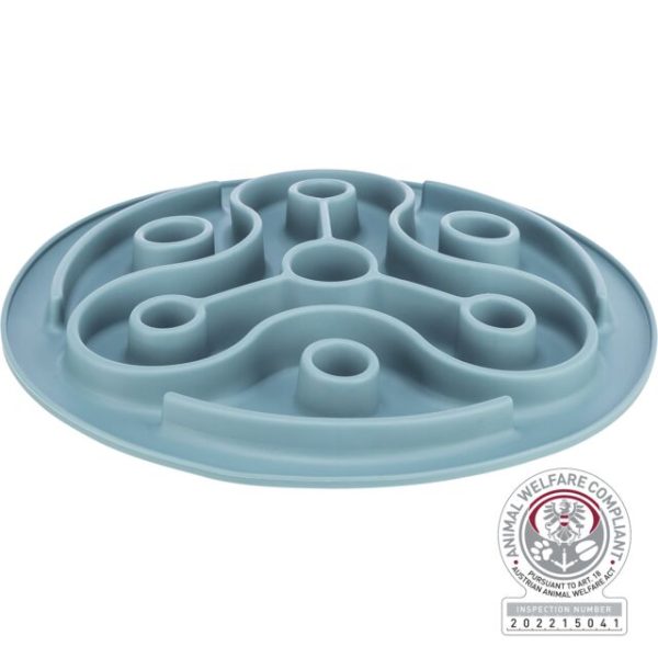 Hranilica slow feed 28 cm plava