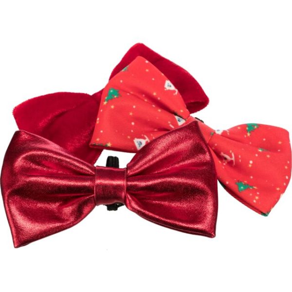 Xmas mašnice 10 cm različite crvene