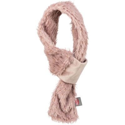 Xmas šal pliš M 70 cm roze