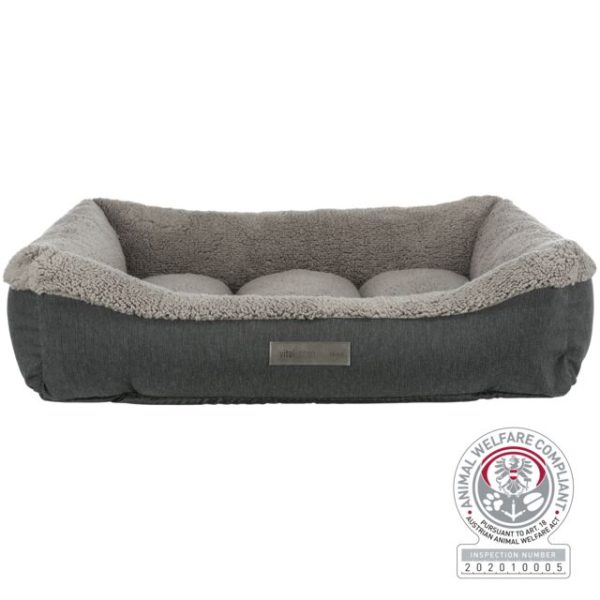 Bendson vital krevet kockasti 90x60 cm tamno sivi svetlo sivi