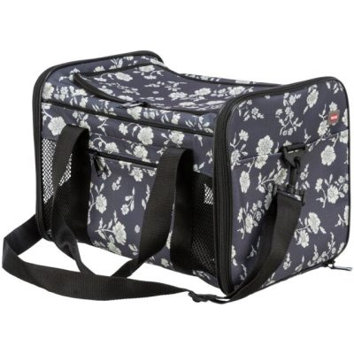 Torba adrina 26x27x42 cm crna cvetni dezen