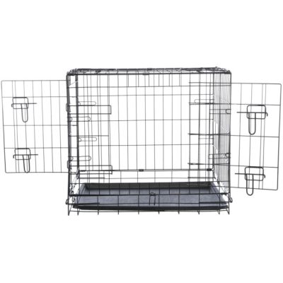 Žičani kavez M-L 93x69x62 cm crni