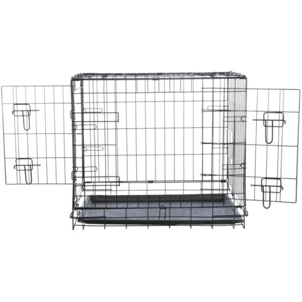 Žičani kavez M-L 93x69x62 cm crni
