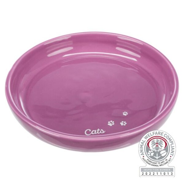 Keramička činija za mačke XXL 0.35 l 18 cm različite boje