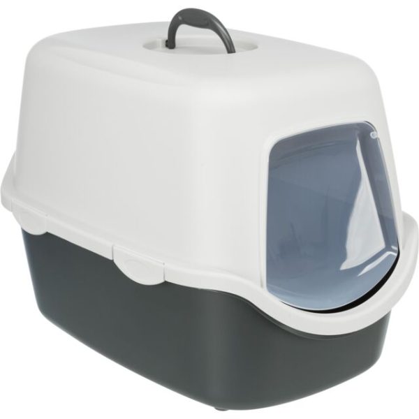 Vico toalet zatvoreni 40x40x56 cm tamno sivi beli